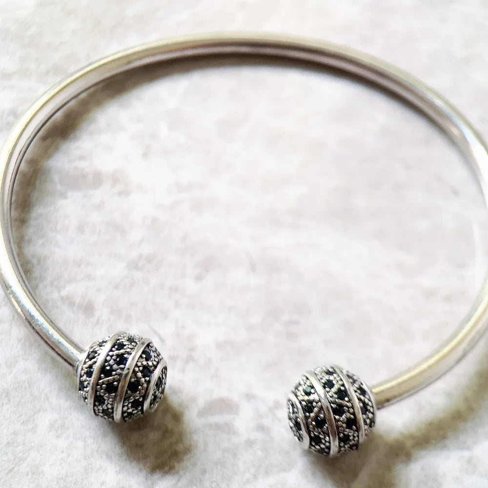 Damen-Armreif Zig-Zag Mode aus Sterlingsilber