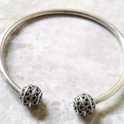 Damen-Armreif Zig-Zag Mode aus Sterlingsilber