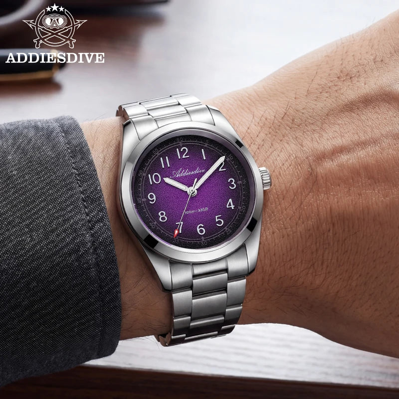Herren-Quarzuhr 36 mm mit Saphirglas und BGW9-Leuchtmasse