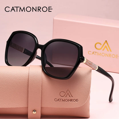 Damen-Sonnenbrille Schmetterling rosa Luxus UV400 polarisiert Geschenkbox