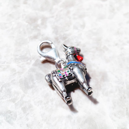 Damen-Charm-Anhaenger Alpaka Lama aus Sterlingsilber