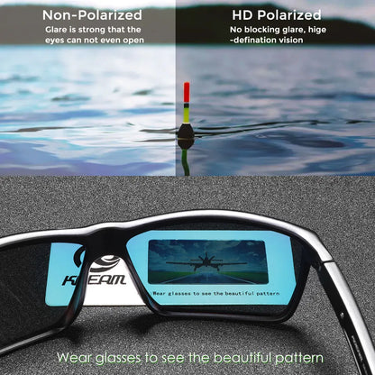 Sonnenbrille Rechteck polarisiert UV400 Beschichtung Herren