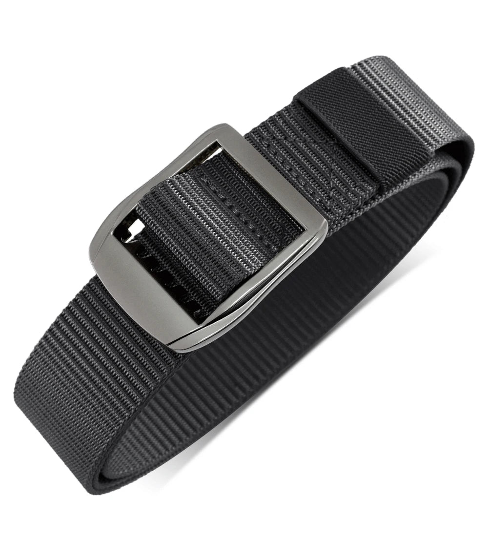 Herren Tactical Nylon-Gürtel 3,8 cm Army Military Automatik-Schnalle Outdoor