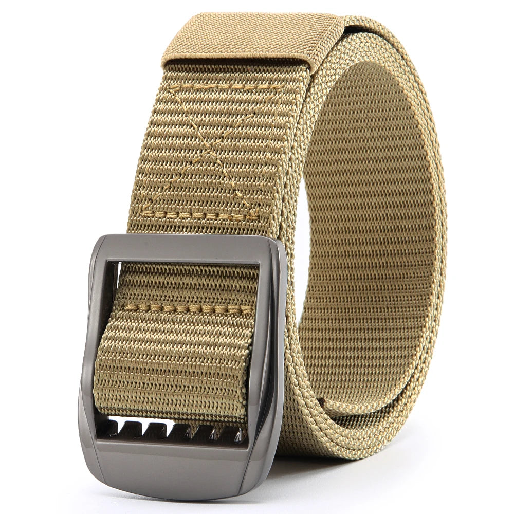 Herren Tactical Nylon-Gürtel 3,8 cm Army Military Automatik-Schnalle Outdoor