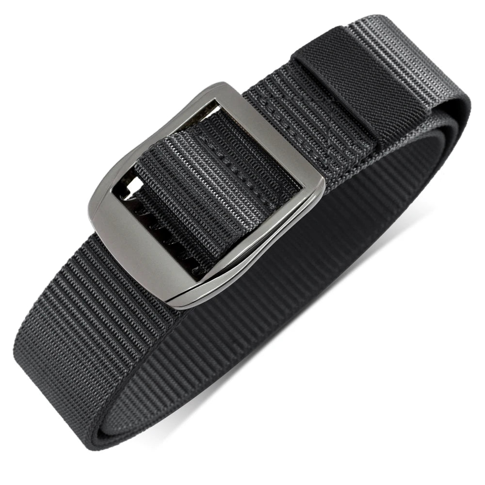 Herren Tactical Nylon-Gürtel 3,8 cm Army Military Automatik-Schnalle Outdoor
