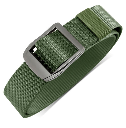 Herren Tactical Nylon-Gürtel 3,8 cm Army Military Automatik-Schnalle Outdoor